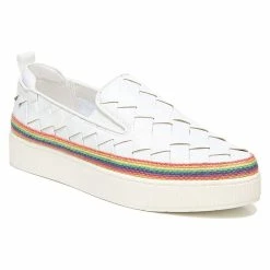 Brand new 👏 Franco-Sarto 👩 Womens Franco Sarto L-Homer3 Rainbow Slip-On Fashion 👟 Sneakers 🔥