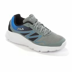 Best deal 🌟 Mens Fila Memory Panorama 9 Athletic 👟 Sneakers - Blue/Black/Grey 🎁
