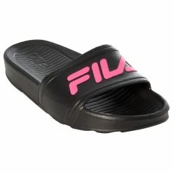 Coupon 😀 Womens FILA Sleek Slide 🩴 Sandals 🧨