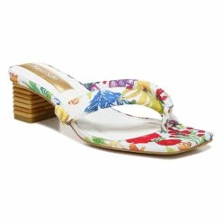 Outlet 💯 Franco-Sarto 👩 Womens Franco Sarto L-Carmella Tropical Thong 🩴 Sandals 👍