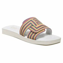 Coupon 👏 Franco-Sarto 👩 Womens Franco Sarto L-Caprisld2 Rainbow Slide 🩴 Sandals 🔥