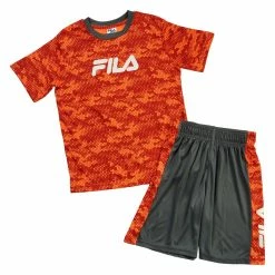 Flash Sale ✨ Sets Boys (8-20) Fila 2pc. Polyester Camo Shorts Set 👍