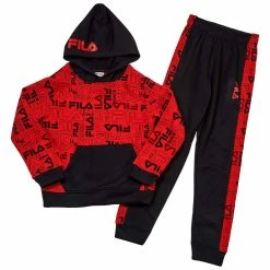 Cheapest 😍 Sets Boys (8-20) Fila Logo Print Hoodie Set 😀